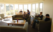 Students relax at Sunbury Hall Student accommodation residence
