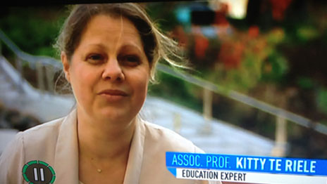 Kitty te Riele on Channel Ten's 'The Project'