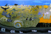 Wurundjeri creation story mural