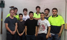 Melton Plumbing pre-apprentices