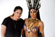 La'Tecia Thomas and her character interpretation of Akasha, Queen of the Damned