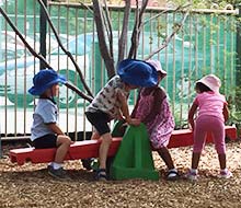 Footscray Park Children's Centre outside play area