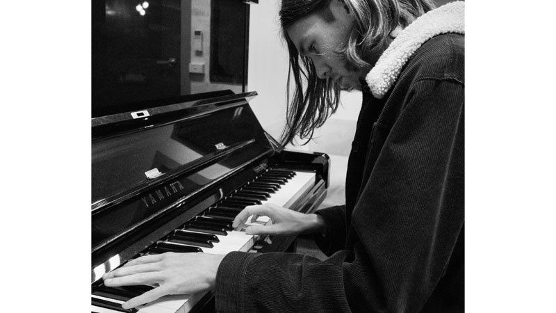  Daniel Lowe playing the piano