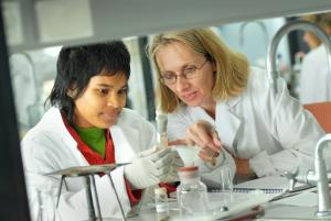 Scientists in the laboratory