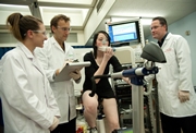 Monitoring fitness test