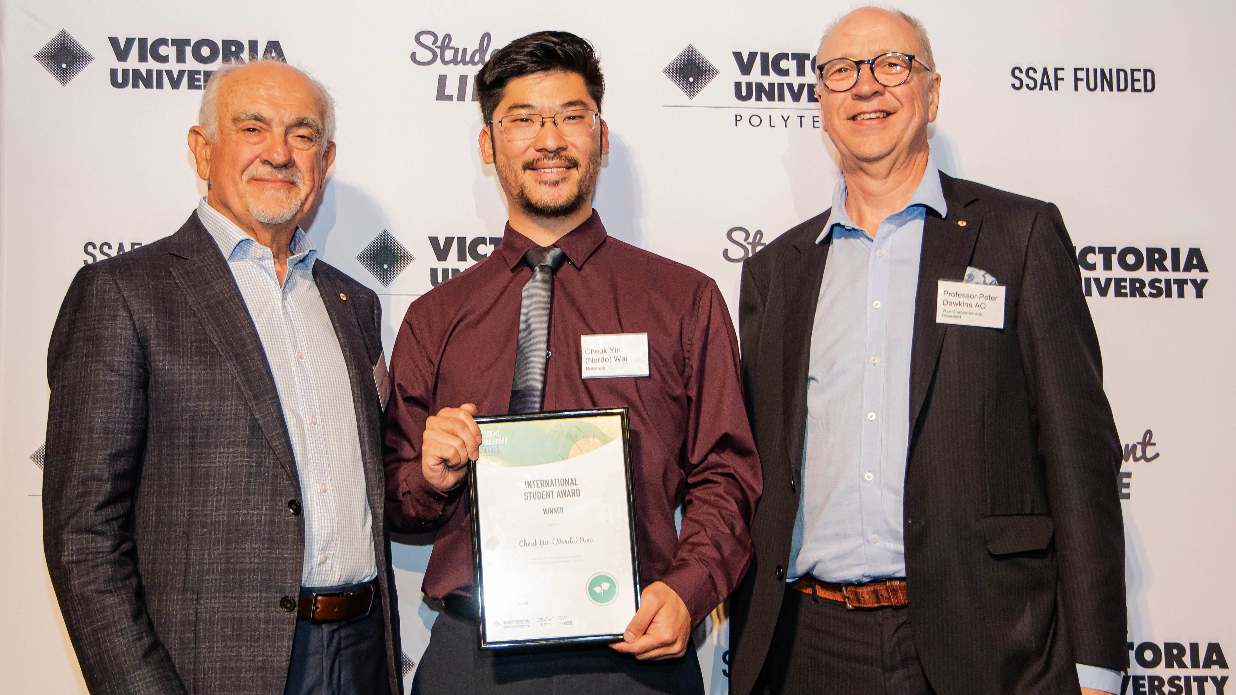  International Student Award 2019 recipient