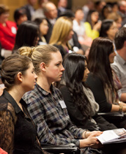 attendees at BusLaw Student Awards