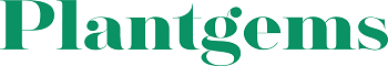  plantgems logo written in green text