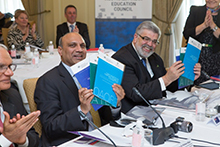 Education Ministers Hon. Pallam Raju of India and Hon Kim Carr of Australia
