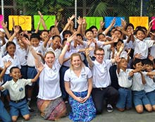 Adam Devenish on his placement in Indonesia