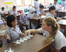 Jessia Boucher on her placement in Indonesia
