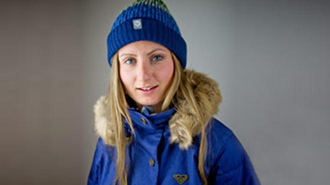 Snowboarding champion, Lauren Staveley
