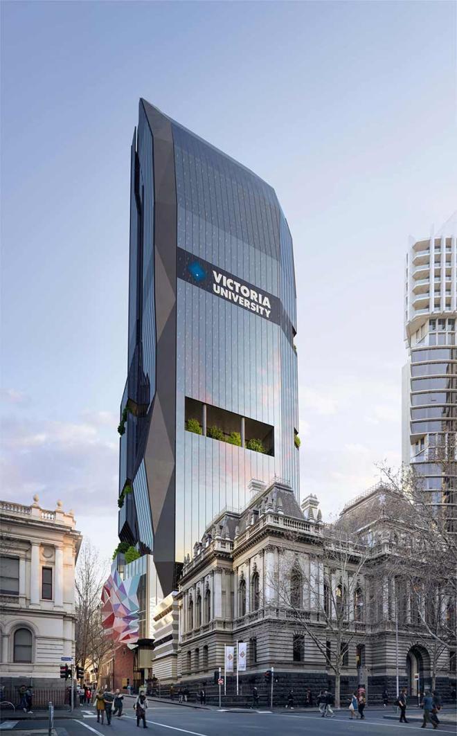 VU Tower to revitalise Melbourne's CBD Victoria University