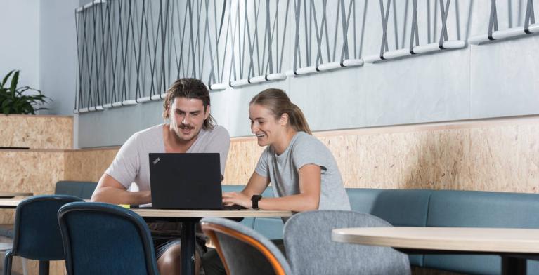  student receiving feedback