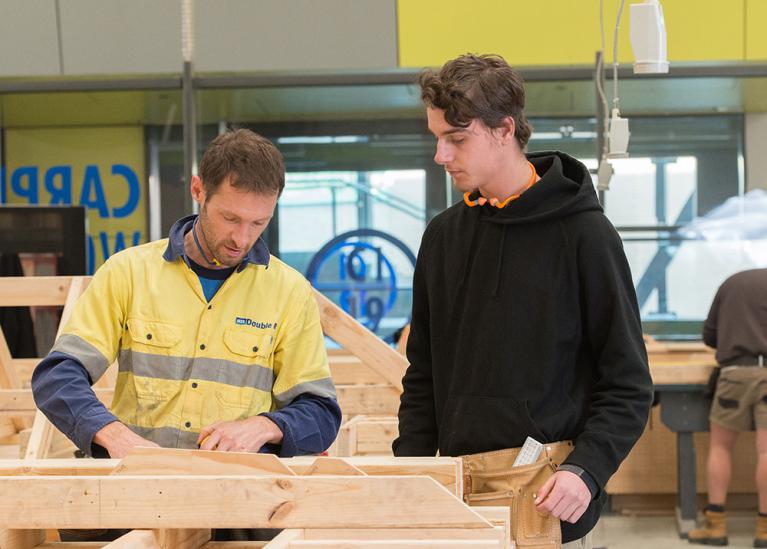 Gain a theoretical and practical understanding of the construction and installation of wooden structures with a Certificate III in Joinery.