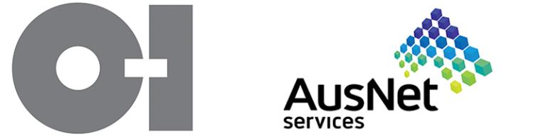 o-i glass and ausnet services logos