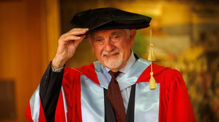  Dr George Pappas receives honorary degree