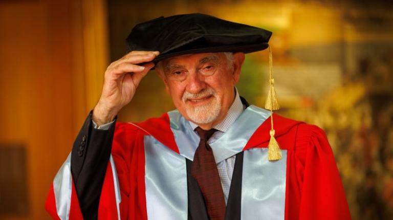 Dr George Pappas receives honorary degree Dr George Pappas receives honorary degree