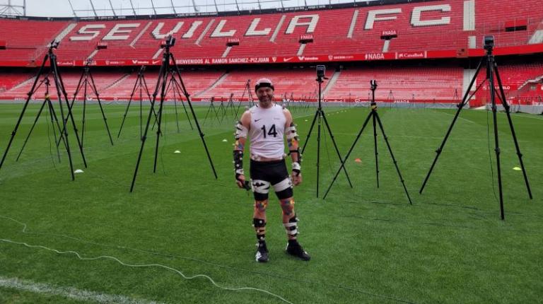  Professor Rob Aughey with test setup
