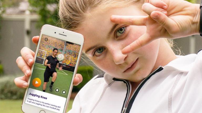 Elanation sporting app hopes to help kids discover the joys of playing sport, from home.