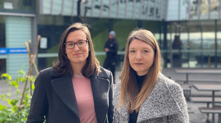 Left: Victoria University’s Dr Mary Woessner, Lecturer in Clinical Exercise Science, Research Fellow, Institute for Health and Sport and (right) Dr Aurelie Pankowiak, Research Fellow, Physical Activity & Sports Insights, Institute for Health and Sport.
