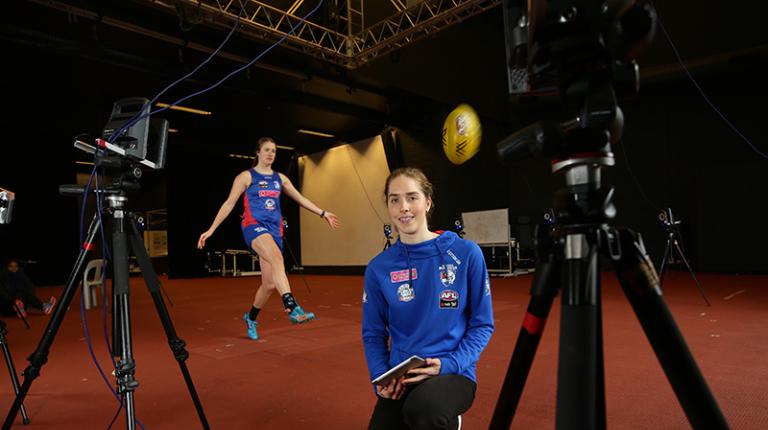 New research by Dr Emily Cust reveals insights into how female AFLW players kick.