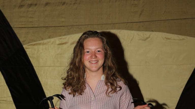 Winner of the Rising Sun, Madelaine Jamieson. Image courtesy of the Setting Sun Film Festival, photographed by Smiles for Peter