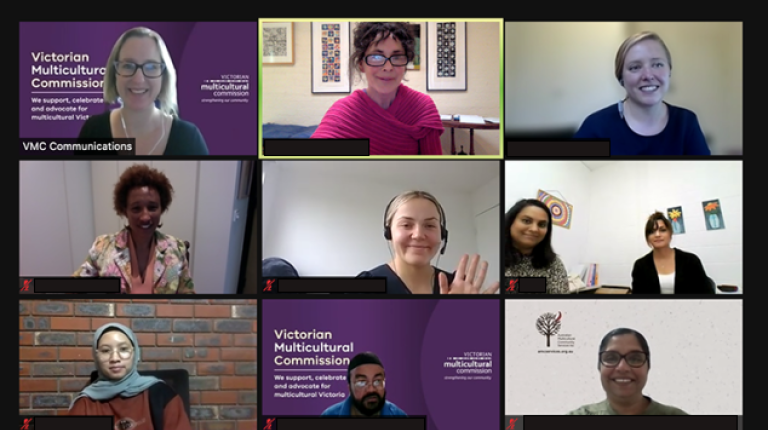 SZCC's Multicultural Communities in Action Program held on Zoom