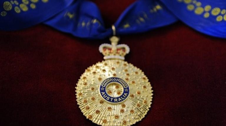  A close-up of a Queen's Birthday medal