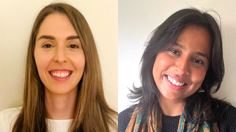 Master of Applied Psychology students: Sara (left) and Ashwini (right) Sara (left) and Ashwini (right)