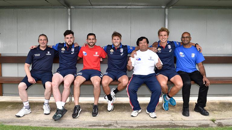 Participants in the life-changing Sons of the West program.