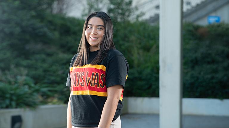 Stella Rose Lay, CareerTrackers participant and VU Bachelor of Science student