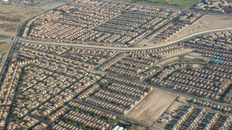 Suburb from the air