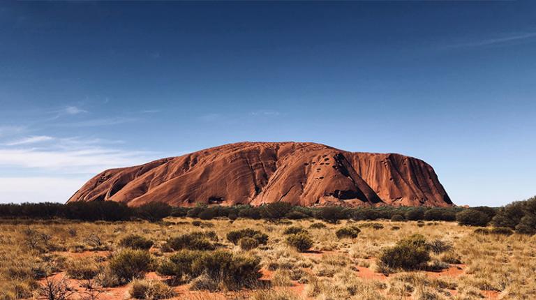 Uluru in central Australia