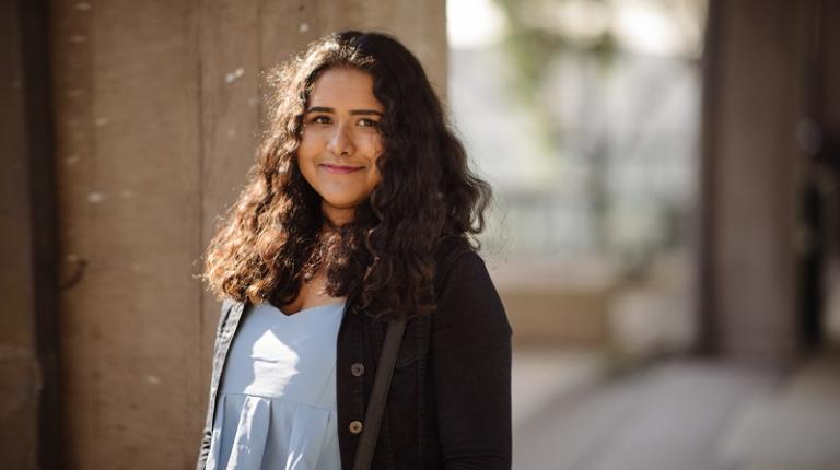 Toolsika Rawoah, a second year student, says the Block Model makes remote learning better since there is no pressure to learn several subjects at once.