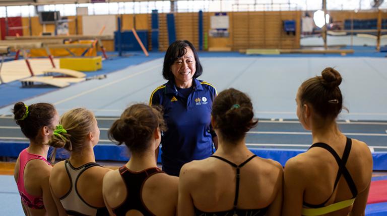 Female gymnasts