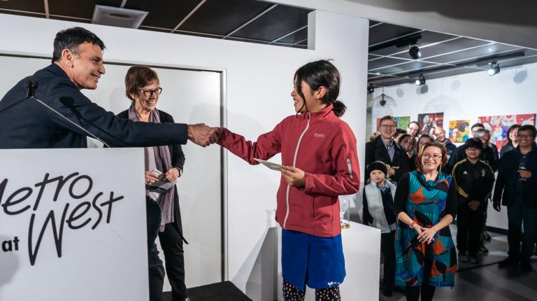  Young Artists Prize 2021 winner Jayden.