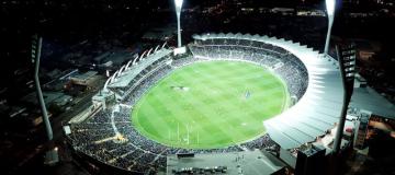 AFL stadium at night