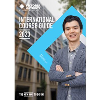  2023 VU Sydney International course guide cover