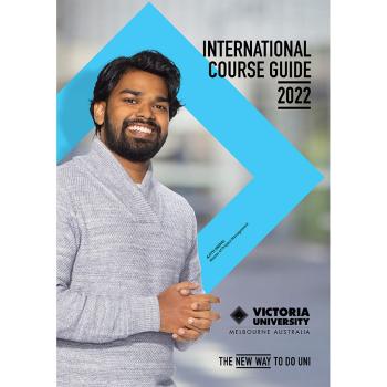 front cover of international course guide 2022 