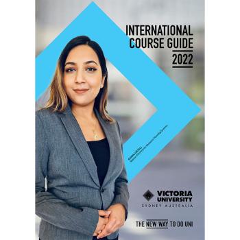  front cover of Sydney international course guide 2022