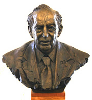 Bronze bust of Sir Zelman Cowen