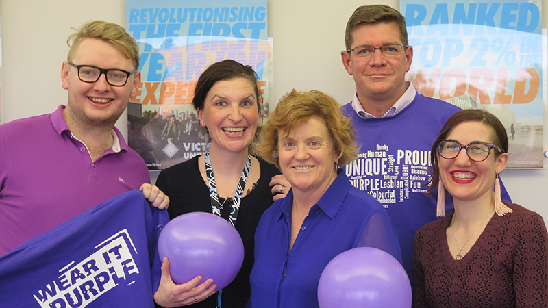 Wear it purple day | Victoria University | Melbourne Australia